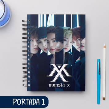 Cuaderno Grupos K Pop - MONSTA X