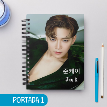 Cuaderno Grupos K Pop - JUN K