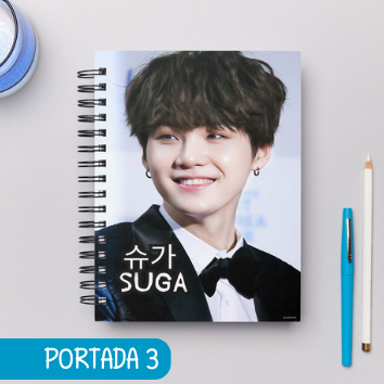 Cuaderno Grupos k pop -BTS Integrantes