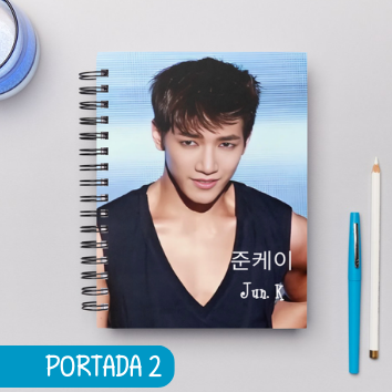 Cuaderno Grupos K Pop - JUN K