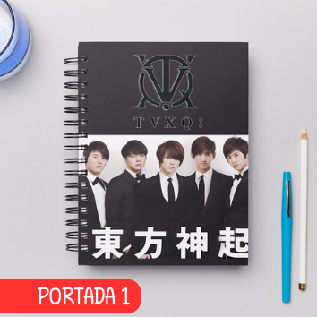 Cuaderno Grupos K Pop - TVXQ