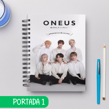 Cuaderno Grupos K Pop - ONEUS