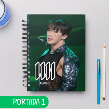 Cuaderno Grupos K Pop - WONHO