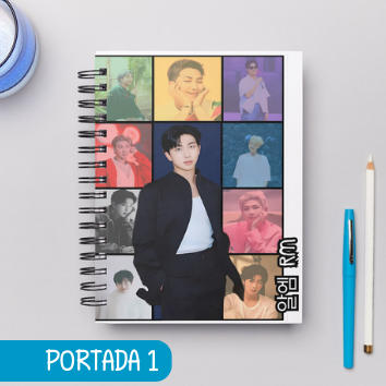 Cuaderno Grupos k pop -BTS Integrantes