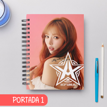 Cuaderno Grupos K Pop - HYUNA