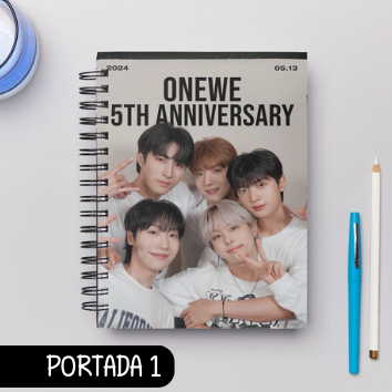 Cuaderno Grupos K Pop - ONE WE