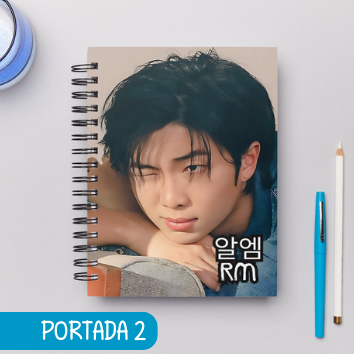 Cuaderno Grupos k pop -BTS Integrantes