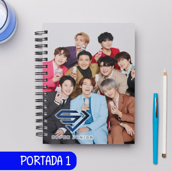 Cuaderno Grupos K Pop - SUPER JUNIOR
