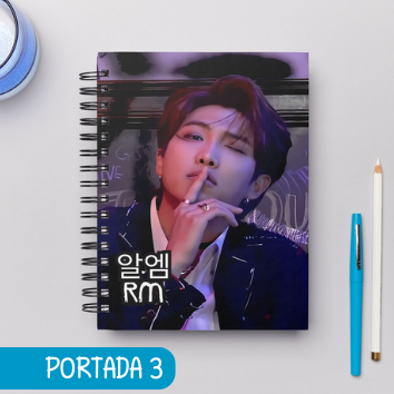Cuaderno Grupos k pop -BTS Integrantes