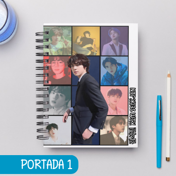 Cuaderno Grupos k pop -BTS Integrantes