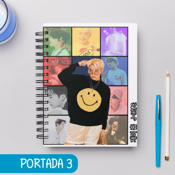 Cuaderno Grupos k pop -BTS Integrantes