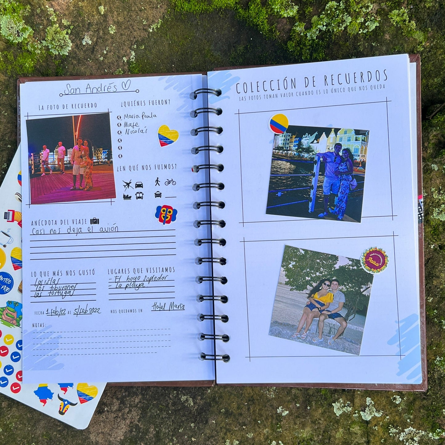 Bitácora de Viajes Internacionales Media Carta
