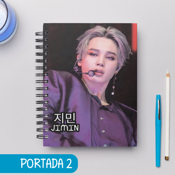 Cuaderno Grupos k pop -BTS Integrantes