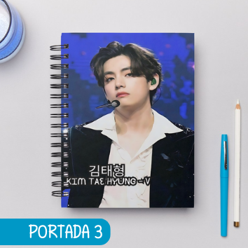 Cuaderno Grupos k pop -BTS Integrantes