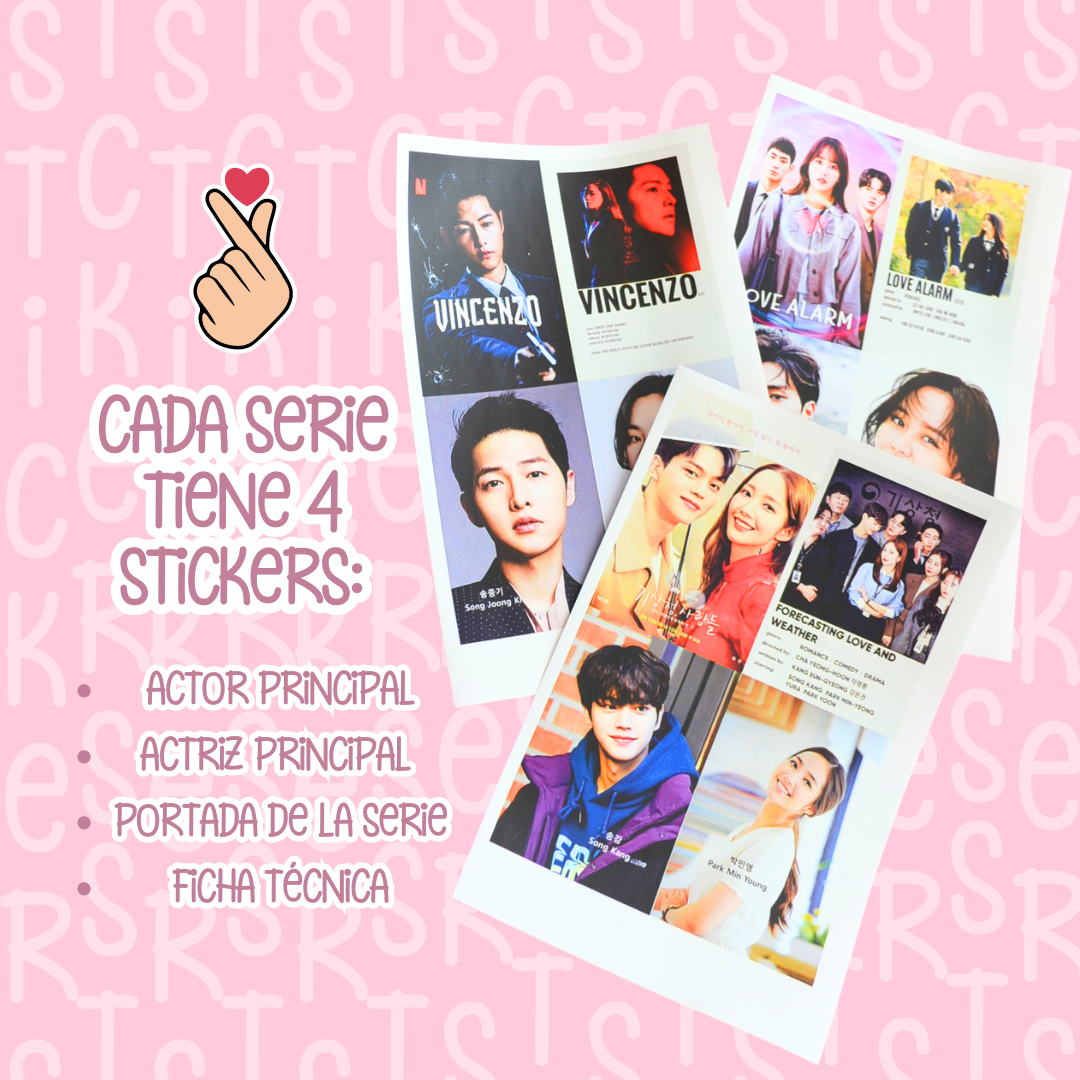 Stickers para la Bitácora de K Dramas