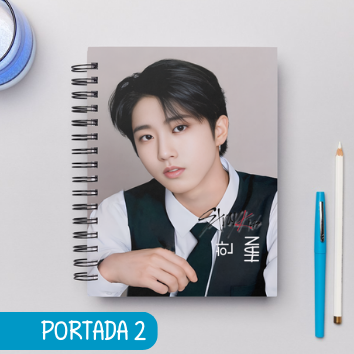 Cuaderno Grupos STRAY KIDS GRUPO E INTEGRANTES