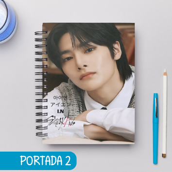 Cuaderno Grupos STRAY KIDS GRUPO E INTEGRANTES