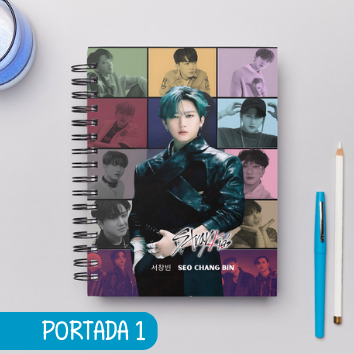 Cuaderno Grupos STRAY KIDS GRUPO E INTEGRANTES