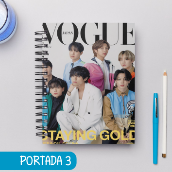 Cuaderno Grupos k pop -BTS en Grupo
