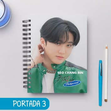 Cuaderno Grupos STRAY KIDS GRUPO E INTEGRANTES