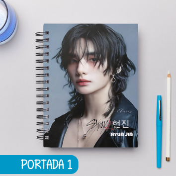 Cuaderno Grupos STRAY KIDS GRUPO E INTEGRANTES