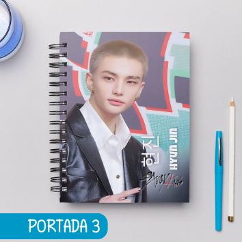 Cuaderno Grupos STRAY KIDS GRUPO E INTEGRANTES