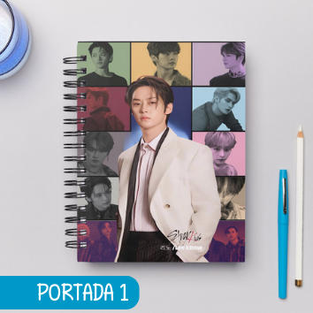 Cuaderno Grupos STRAY KIDS GRUPO E INTEGRANTES