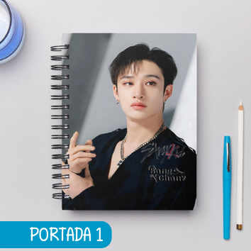 Cuaderno Grupos STRAY KIDS GRUPO E INTEGRANTES