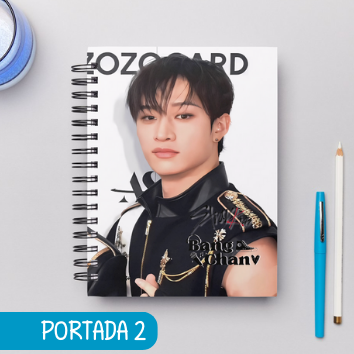 Cuaderno Grupos STRAY KIDS GRUPO E INTEGRANTES