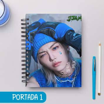 Cuaderno Grupos STRAY KIDS GRUPO E INTEGRANTES