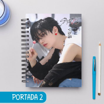 Cuaderno Grupos STRAY KIDS GRUPO E INTEGRANTES