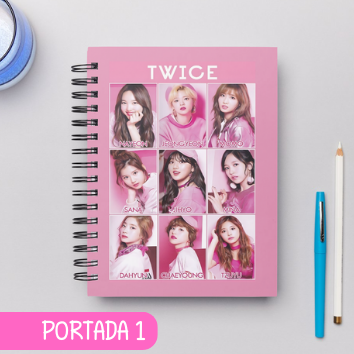 Cuaderno Grupos K Pop - TWICE
