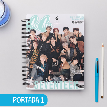 Cuaderno Grupos K Pop - SEVENTEEN