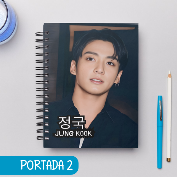 Cuaderno Grupos k pop -BTS Integrantes