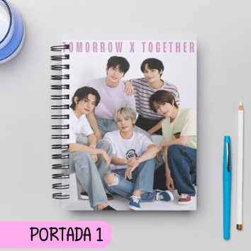 Cuaderno Grupos K Pop - TXT TOMORROW X TOGETHER