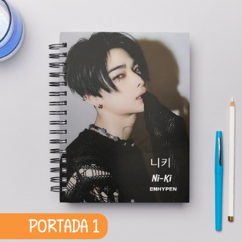 Cuaderno Grupos K Pop - NI - KI (ENHYPEN)