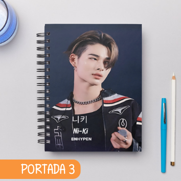 Cuaderno Grupos K Pop - NI - KI (ENHYPEN)