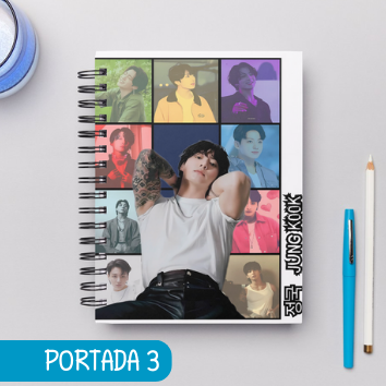 Cuaderno Grupos k pop -BTS Integrantes