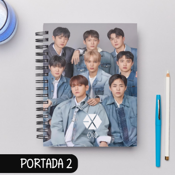 Cuaderno Grupos K Pop - EXO