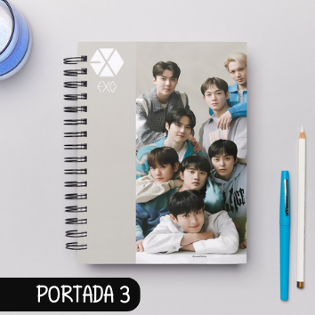 Cuaderno Grupos K Pop - EXO