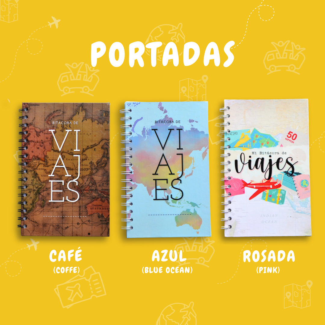 Bitácora de Viajes Internacionales Media Carta