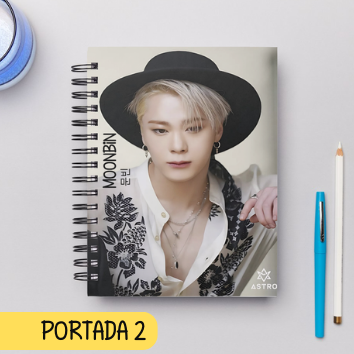 Cuaderno Grupos K Pop - MOONBIN ASTRO