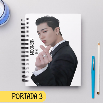 Cuaderno Grupos K Pop - MOONBIN ASTRO