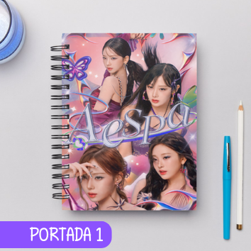 Cuaderno Grupos K Pop - AESPA