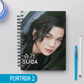 Cuaderno Grupos k pop -BTS Integrantes