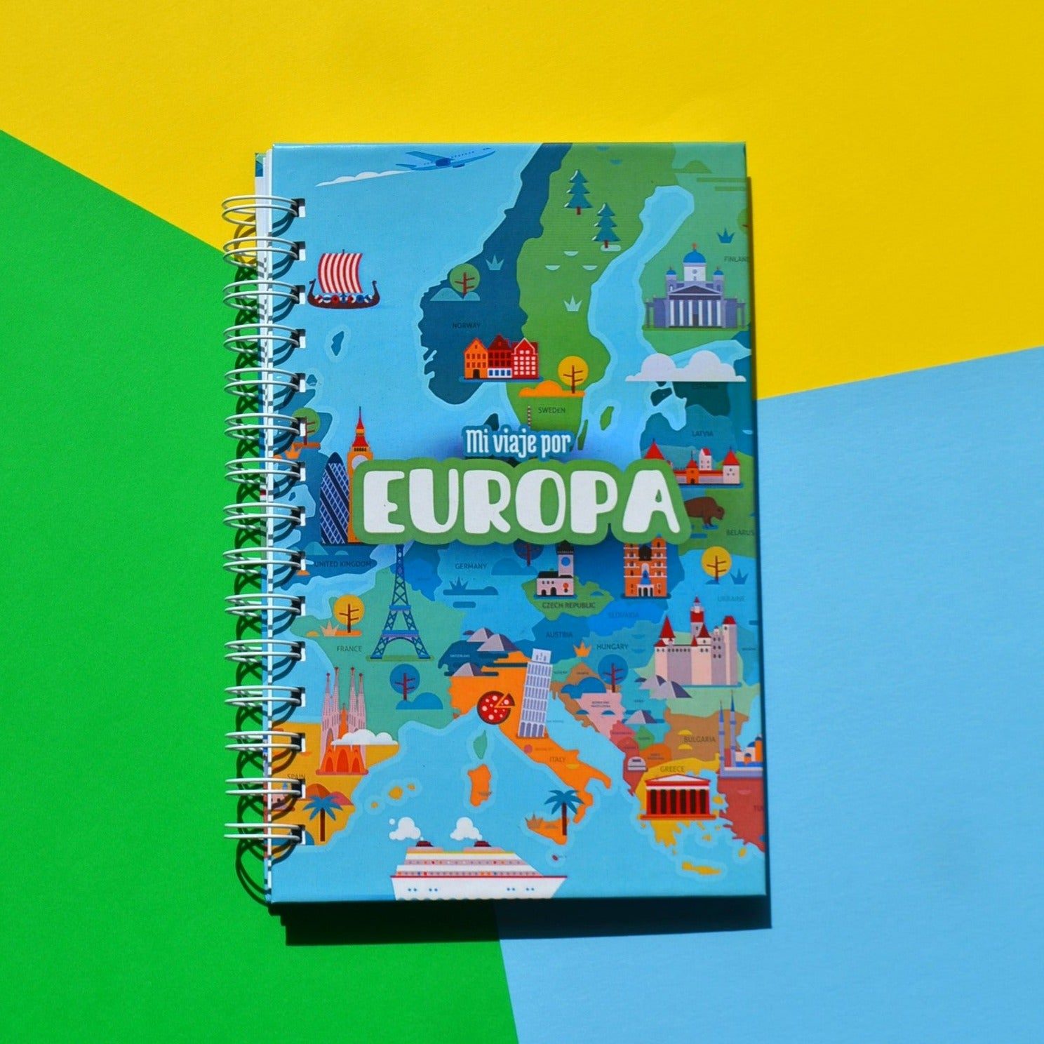 Cuaderno bitácora de viaje de Europa