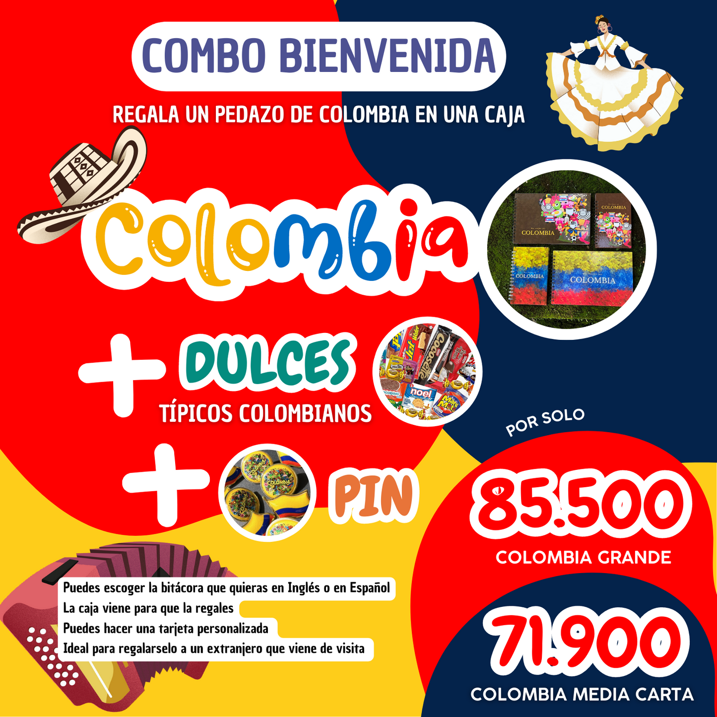 Combos Viajeros BIENVENIDA