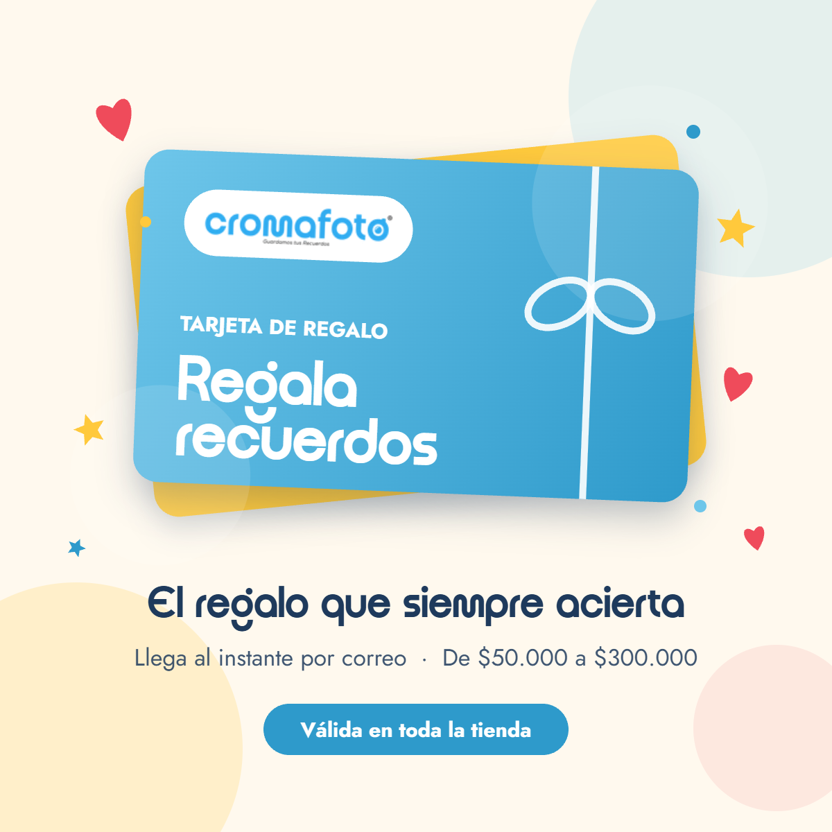 Tarjeta de regalo Cromafoto