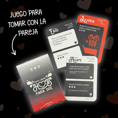 Hacer O Beber para Dos (Hob) Juego De Cartas Para Tomar Con La Pareja