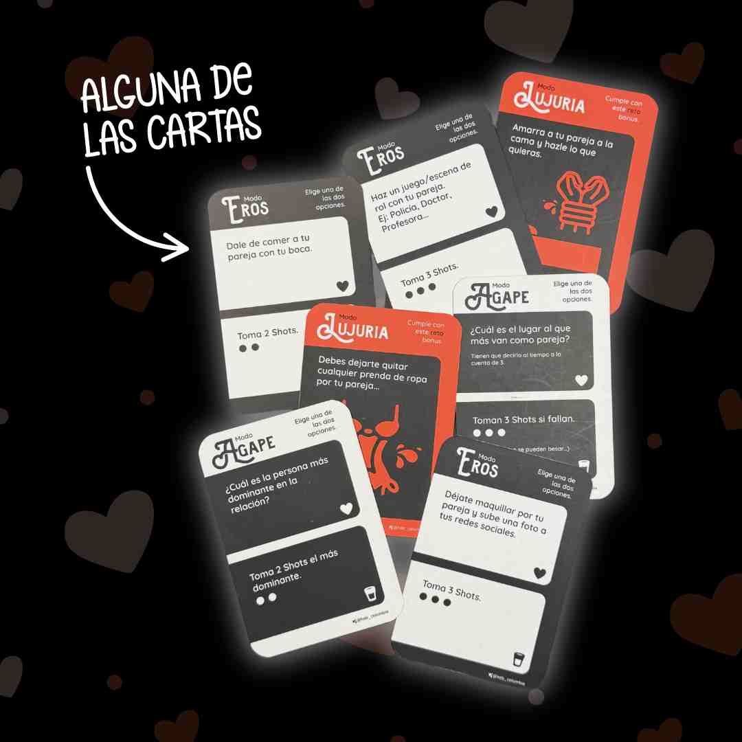 Hacer O Beber para Dos (Hob) Juego De Cartas Para Tomar Con La Pareja